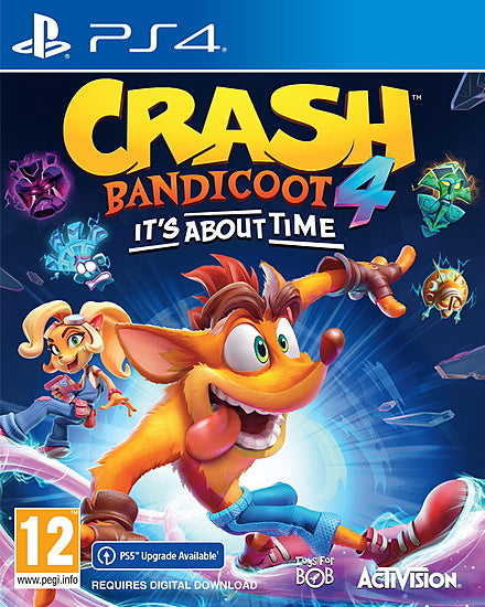Crash Bandicoot 4 It'S About Time PS4/PS5 UK Crash Bandicoot 4 It'S About Time PS4/PS5 UK